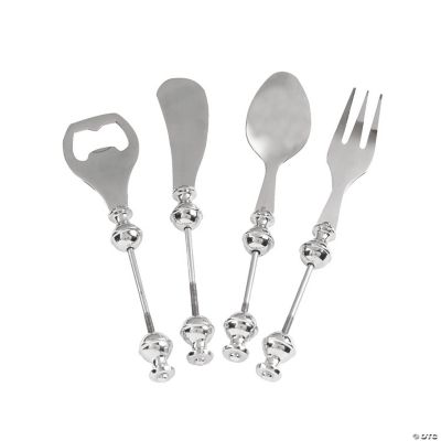 Silvertone Bead-able Party Set