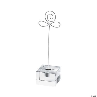 Silvertone Beadable Photo Holder Set