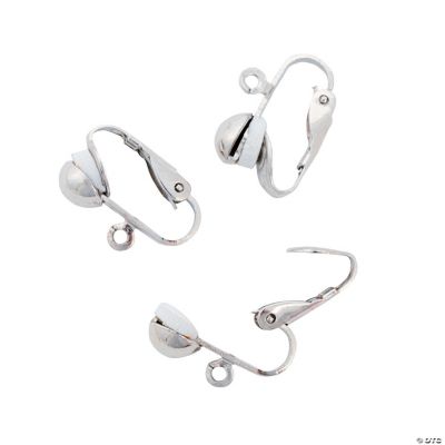 Lever Back Clip-Ons With Charm Loop