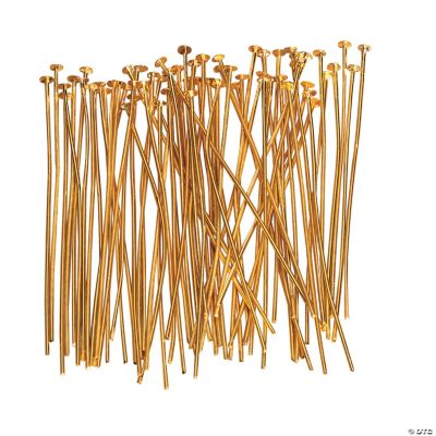 Goldtone Headpins - 2