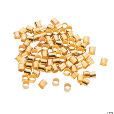 Gold Plated Crimp Tubes 2MM