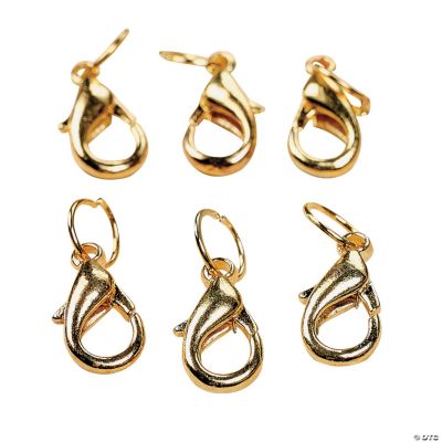 Goldtone Metal Lobster Clasps & Jumprings