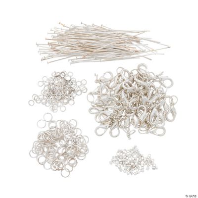 Big Pack Silvertone Metal Basic Findings Kit