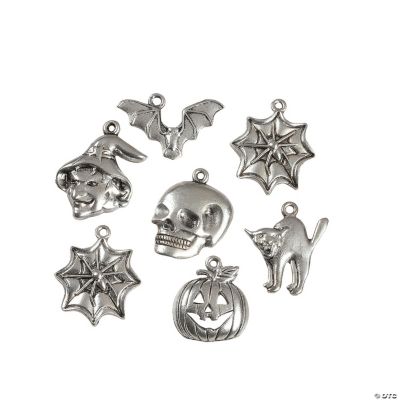 Silvertone Halloween Charms