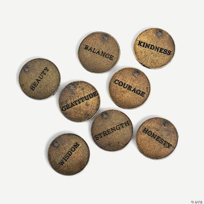 Antique Gold Inspirational Tag Charms