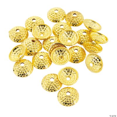 Goldtone Acorn Bead Caps