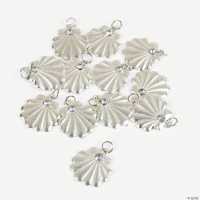 Seashell Charms With Rhinestone