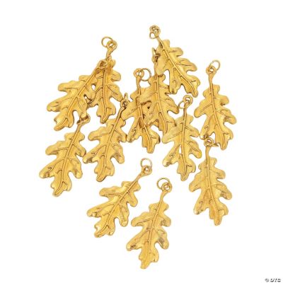 Goldtone Leaf Charms