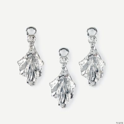 Silvertone Virgin Mary Rosary Charms