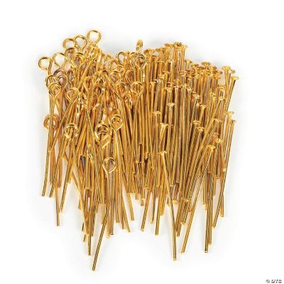 Goldtone Headpin & Eye Pin Assortment