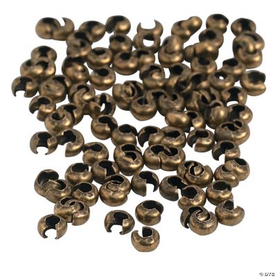 Antique Goldtone Crimp Beads