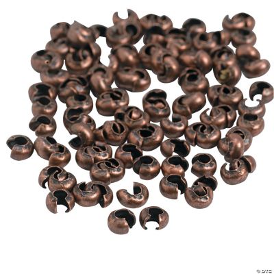 Copper-Tone Crimp Tubes