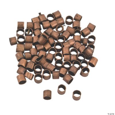 Copper-Tone Crimp Tubes