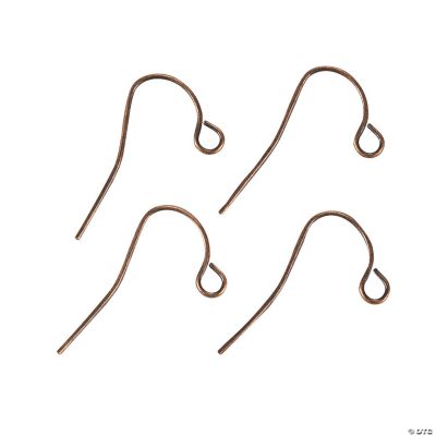 Copper-Tone French Hook Earring Wires