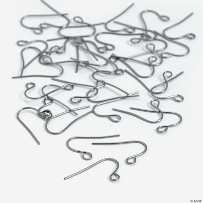 Antique Silvertone French Hook Earring Wires