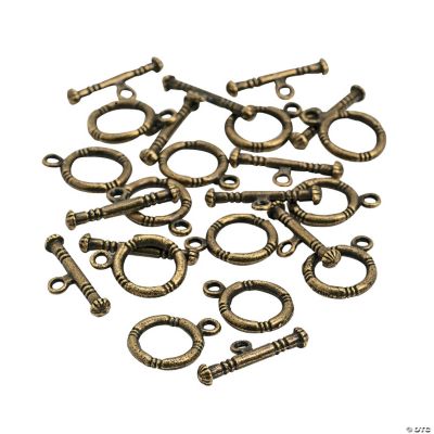Antique Goldtone Toggle Clasps