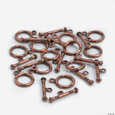 Copper-Tone Toggle Clasps