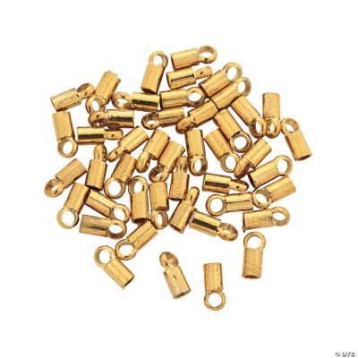 Goldtone Crimp Tubes With Loop