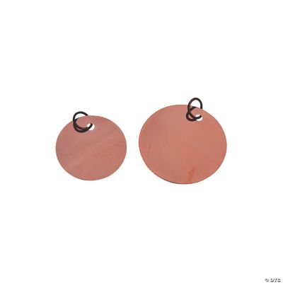 Copper-Tone Circle Blanks