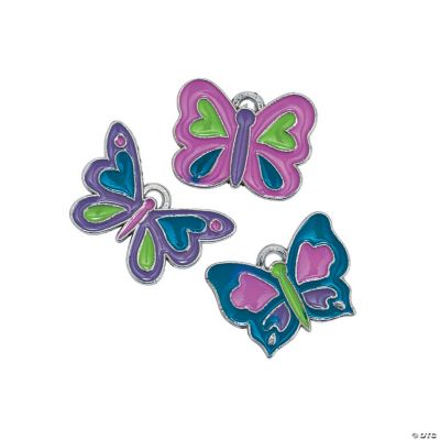 Butterfly Enamel Charms