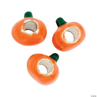 Pumpkin Large Hole Beads