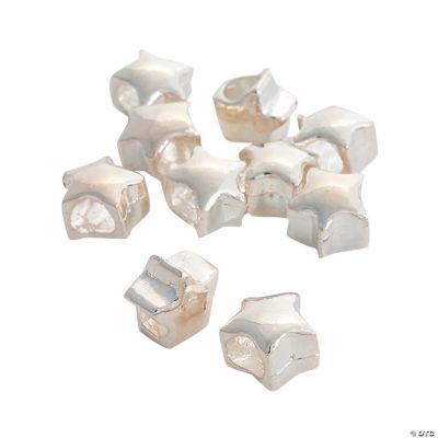 Star Large Hole Beads - 10mm x 10mm