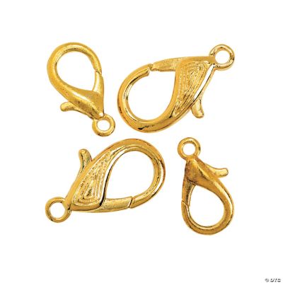 Large Goldtone Lobster Clasps