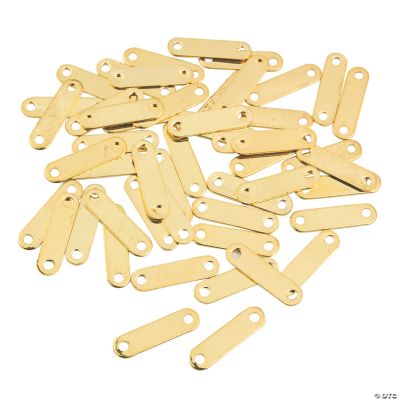 Goldtone Double Strand Bars