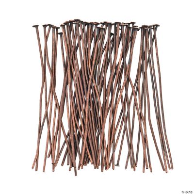 Copper-Tone Headpins - 2