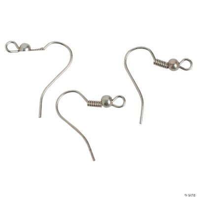 Fishhook Earring Wires - Antique Silvertone