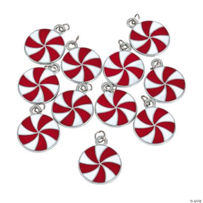 Peppermint Enamel Charms