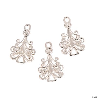 Filigree Christmas Tree Charms
