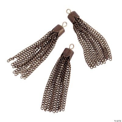 Antique Goldtone Tassel Charms