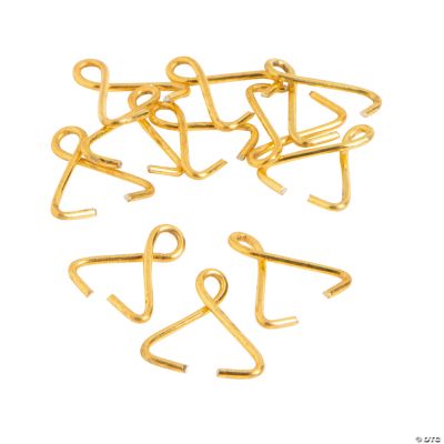 Goldtone Briolette Charm Pin Bails