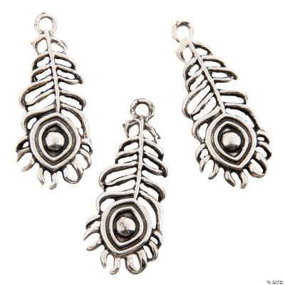 Peacock Feather Charms