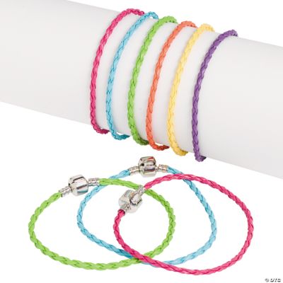 Colorful Large Hole Braided Bracelets