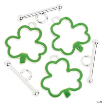 Shamrock Toggle Clasps
