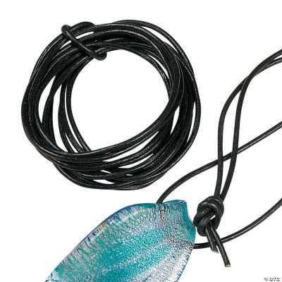 Black Leather Cording
