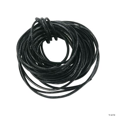Black Leather Cording