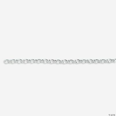Cut Silvertone Chain