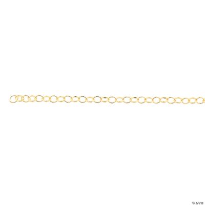 Goldtone Diamond Pattern Chain