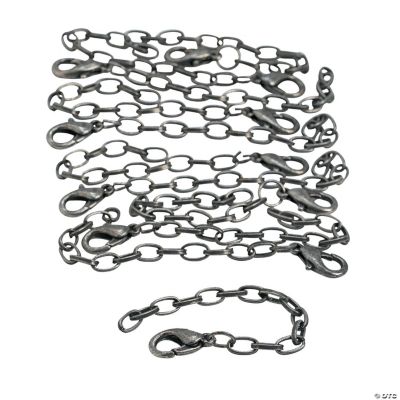 Antique Silvertone Necklace Extenders