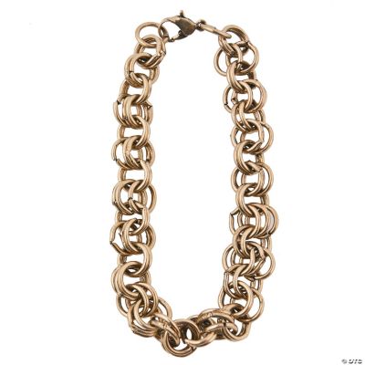 Antique Goldtone Multi-Ringed Chain Bracelets