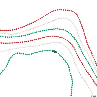 Christmas Ball Chain Necklaces
