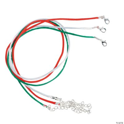 Christmas Cord Necklaces