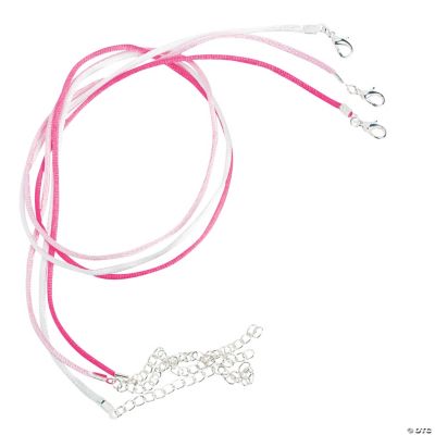 Pink Cord Necklaces