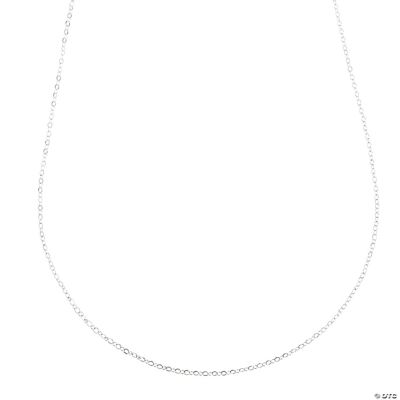 Silvertone Delicate Necklace Chains