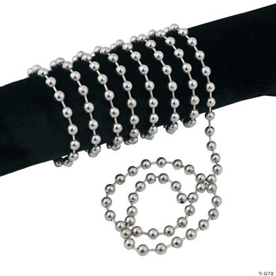 Antique Silvertone Large Ball Chain
