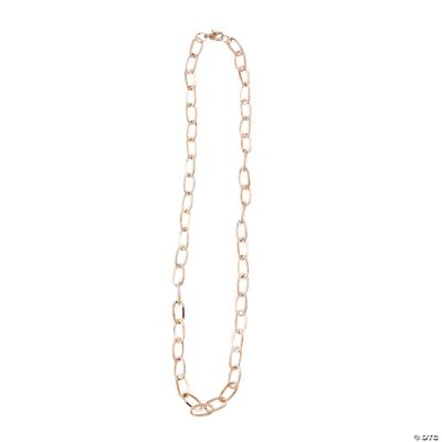 Copper-Tone Large Oval Link Chain Necklaces
