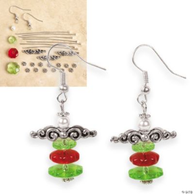 Christmas Angel Glass Earring Kit